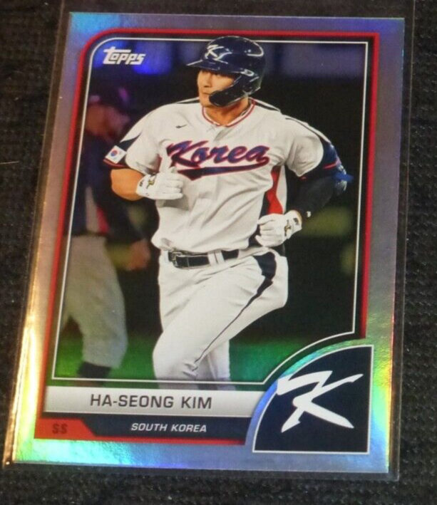 2023 Topps World Baseball Classic WBC Image Variation Ha-Seong Kim #93 ...