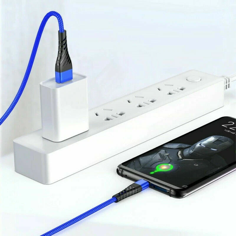 FAST CHARGING USB-C USB 3.1 TYPE C DATA SYNC CABLE FOR Cubot S9 - Image 2 of 3