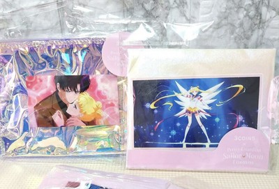 Sailor Moon Cosmos Pouch A B 2 Type Sailor Moon Eternal 3 Coins Neu