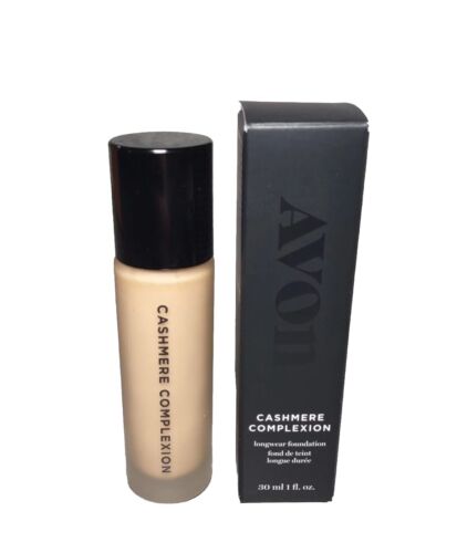 AVON CASHMERE COMPLEXION LONGWEAR FOUNDATION GANACHE 1FL OZ / 30 ML BRAND NEW! - 第 1/4 張圖片