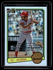 2017 Donruss Retro Variations 1983 Career Stat Line Joe Morgan 087/500