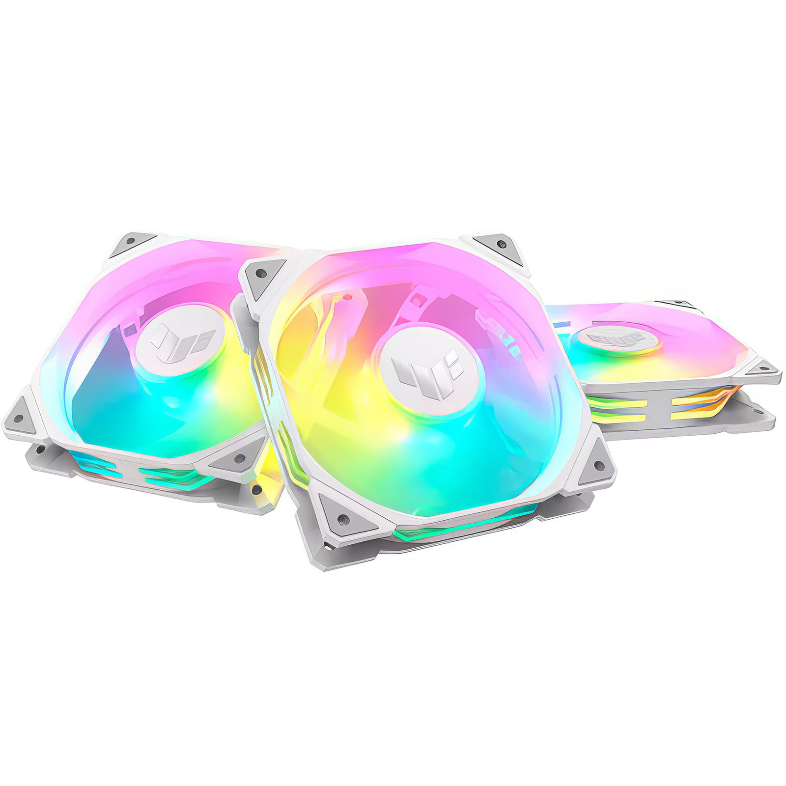 Asus TUF Gaming TR120 ARGB, Pack da 3 - Bianco