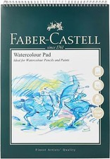 Image of Faber Castell A3 Watercolour Pad 300gsm 10 Sheets - Spiral Bound