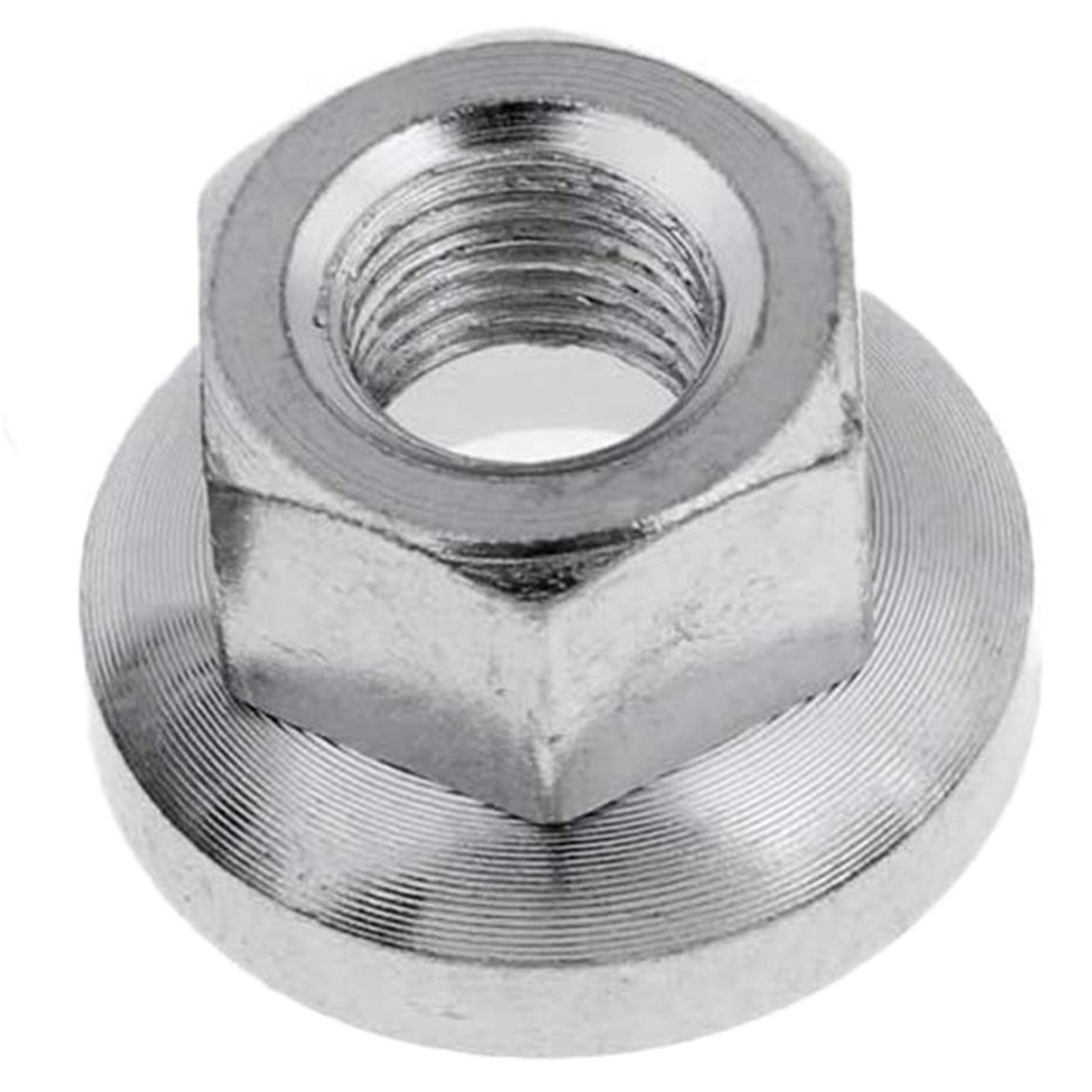 Weldtite Bicycle / Bike Wheel Axle Track Nut Size 9mm Pair Silver