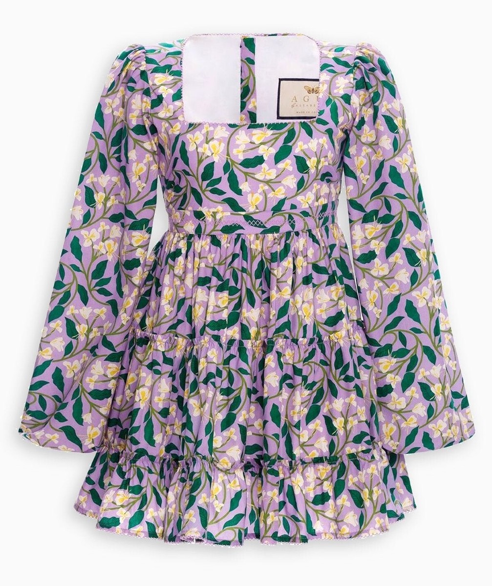 Collar Shirt in Versailles Gardenia Green Collar Shirt in Versailles Gardenia Green