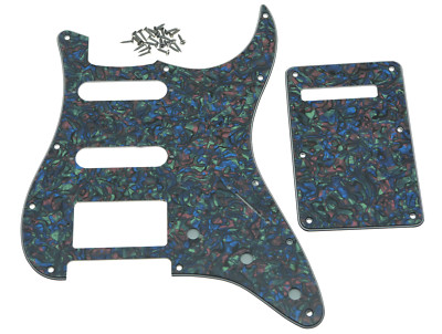 Abalone Pearl ST Gitarre Schlagbrett Rückenplatte Set Schrauben für Stratocaster