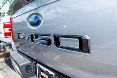 F-150 Tailgate Insert Letters; Matte Black (18-20 F-150 W/o Tailgate - Foto 7