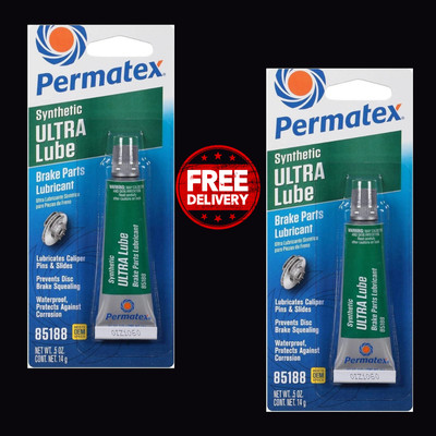 Permatex Ultra Disc Brake Caliper Lube Grease Sleeves Bushings Pistons Pin 0.5oz