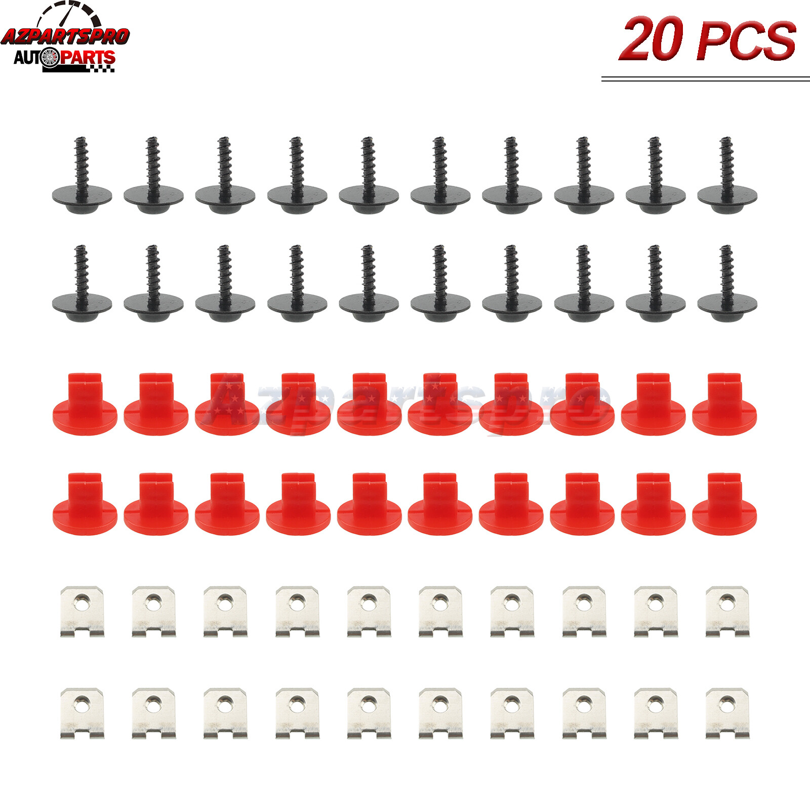 T30 Engine Splash Shield Guard Undertray Cover Screws Bolt Nut Clip Kit 20 Set