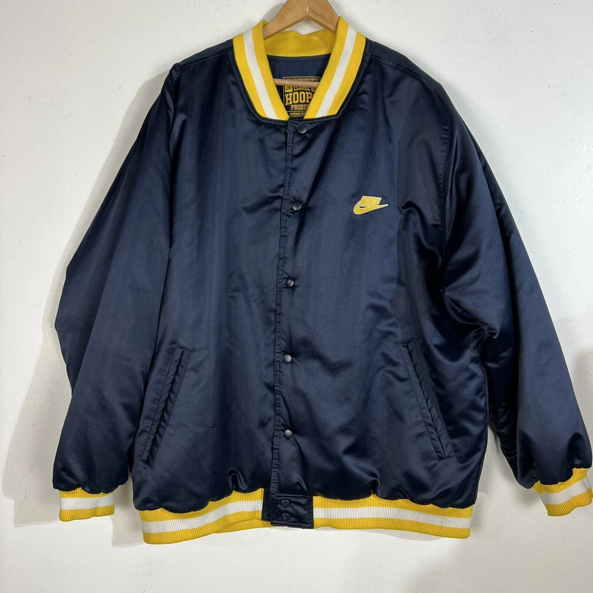 Vintage Nike Men s Supreme Court Gear Polyester Jacket 2XL Blue