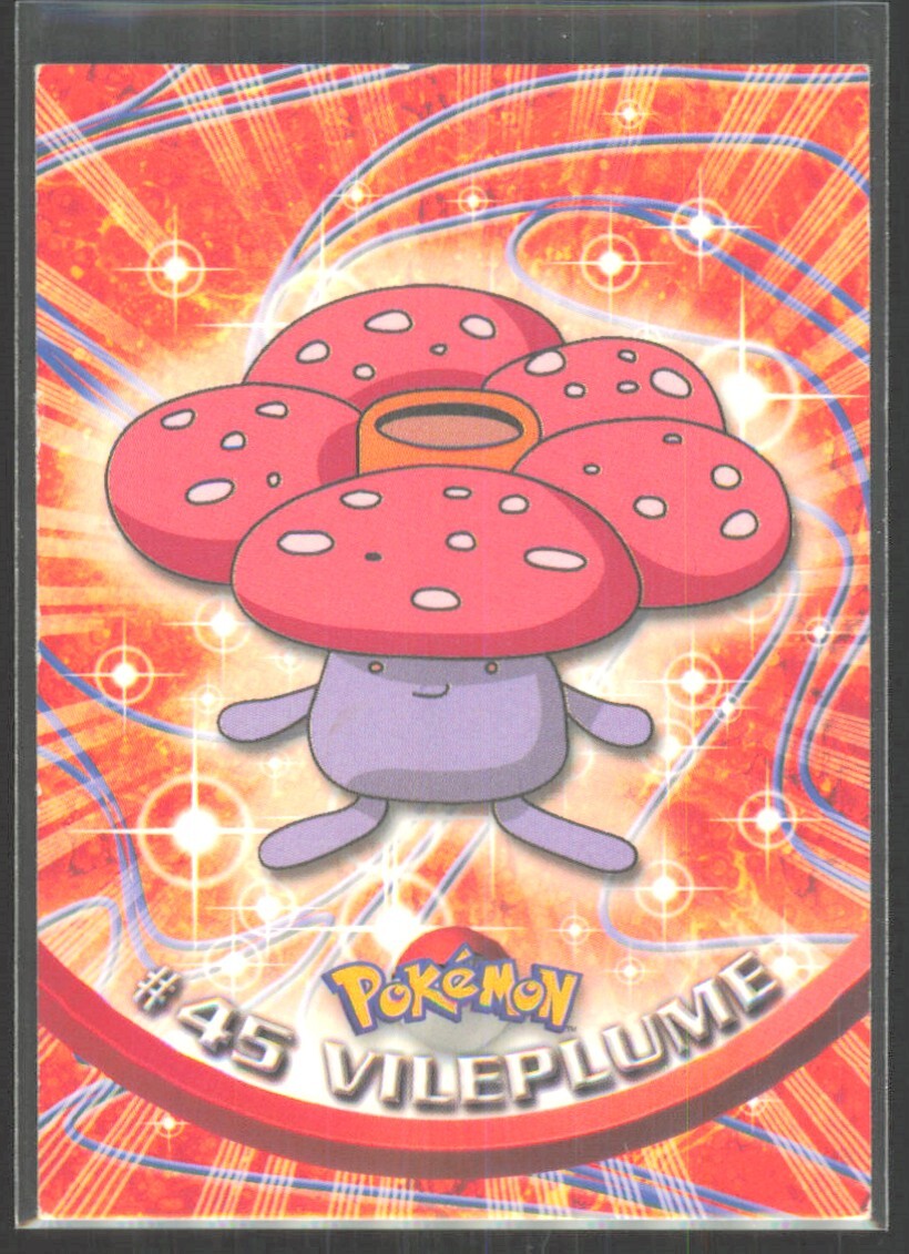 1999 Topps Pokemon TV Animation Edition Series 1 Vileplume #45