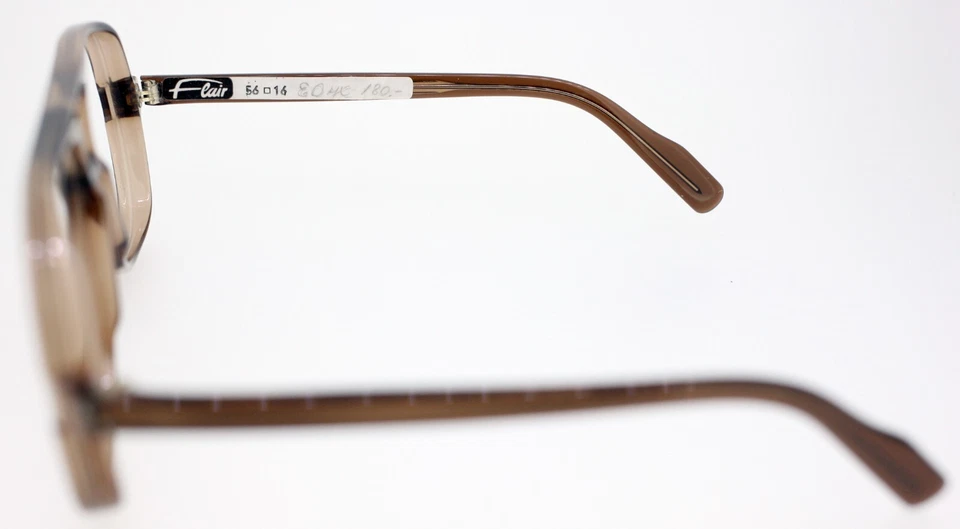 Flair Mod.20 Col.66 Para hombres Vintage Estilo Piloto Gafas de Sol Marco-NUEVO-circa Años 70/80 Foto 4 de 4