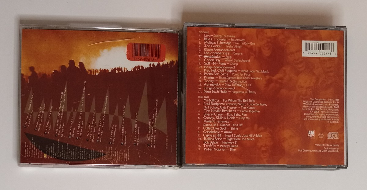 ボブ・ディラン　Woodstock 1994　(2CD) Various Artists - Woodstock '94 - Amazon.com Music
