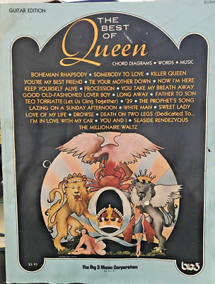 The Best of Queen Guitar Edition  - Chord Diagrams - Words - Music