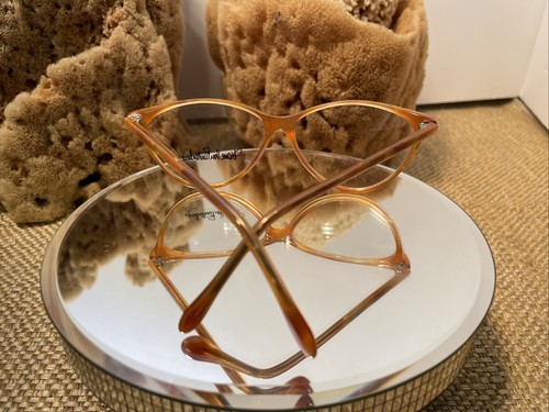 NOS Vintage Diane Von Furstenberg Cat Eyeglass Plastic Frames 40 53-16/140 RARE - Picture 10 of 12
