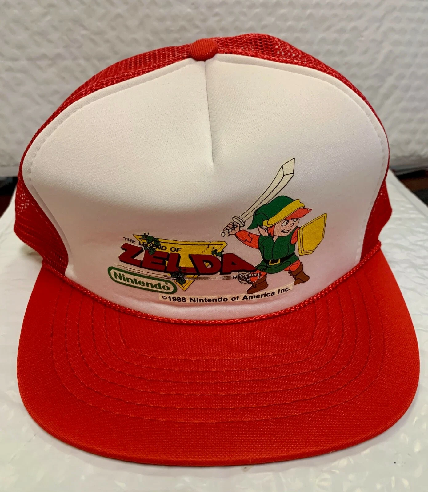 Legend Of Zelda Nintendo Mesh Trucker Snapback Hat Vintage 1988- 4 Color Options