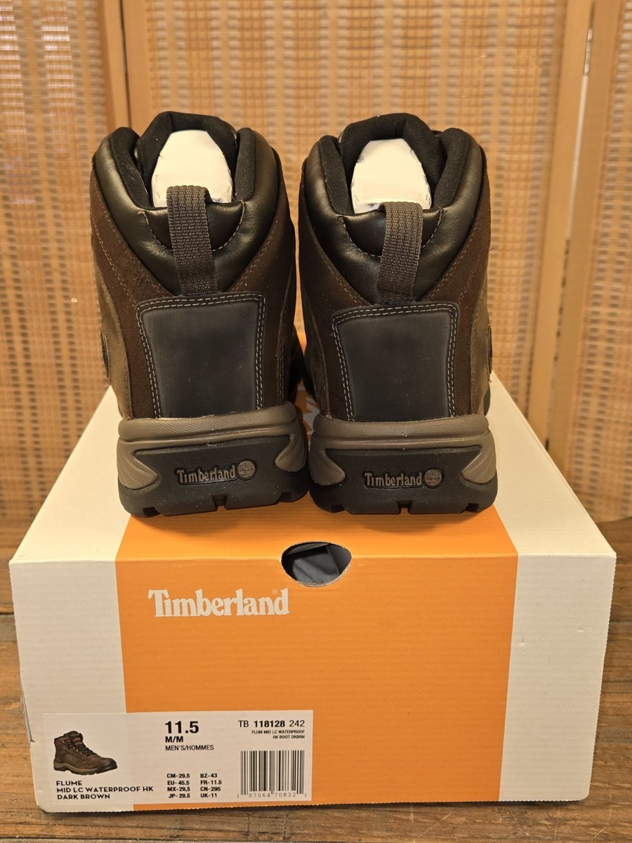 Timberland Flume TB018128242 Men Dark Brown Leather Mid  display picture 1