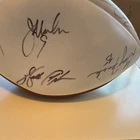 1985 Chicago Bears Signed Football Featuring Walter Payton & Jim McMahon