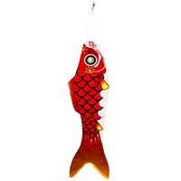 WolkenstüRmer Fisch Windspiel Windsack Koi (Rot)