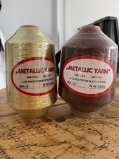 Metallic Lurex Yarn 500g cone Brand New