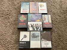 Chicago Cassette Tape Lot 10 Tapes Hot Streets Greatest Hits II-19