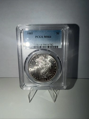 1885 Morgan Silver Dollar PCGS MS64