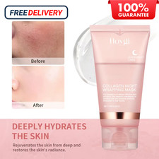 Collagen Night Wrapping Mask Overnight Wrapping Peel Off Natural Facial Mask 75g