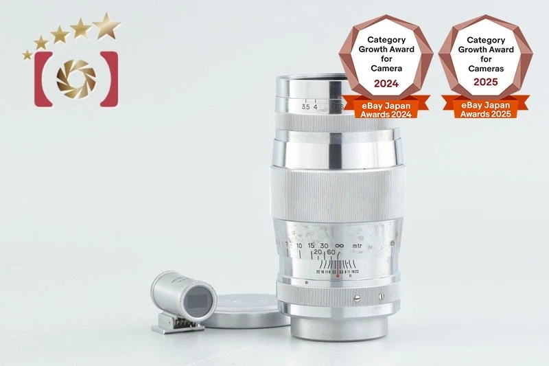Objectif Canon 135 mm f/3,5 L39 LTM Leica Thread Mount avec viseur 135 mm - Photo 1/4