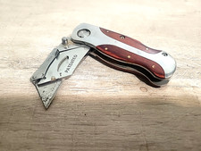 Craftsman Utility Box Cutter Lockback Folding Knife With Pocket Clip
