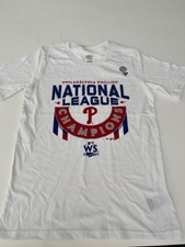 Philadelphia Phillies National League Champions White MLB Shirt Youth Small