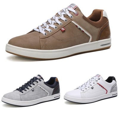 Herren Sneaker Schuhe Business Freizeit Atmungsaktiv Rutschfest Gummisohle