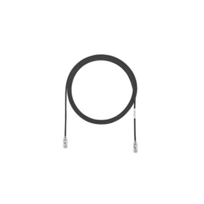 10 ft Panduit UTP28X10BL 28 AWG Copper Cat 6A UTP Patch Cord Black