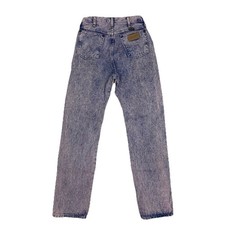 Vintage Wrangler Jeans 27x33 USA Made Acid Wash Distressed Mom Denim 11MWZ