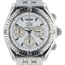 Breitling Chronomat Stainless Steel White Dial 44mm Automatic Mens A44355 2