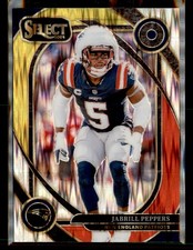 2024 Panini Select #262 Jabrill Peppers Red & Yellow Prizm Shock