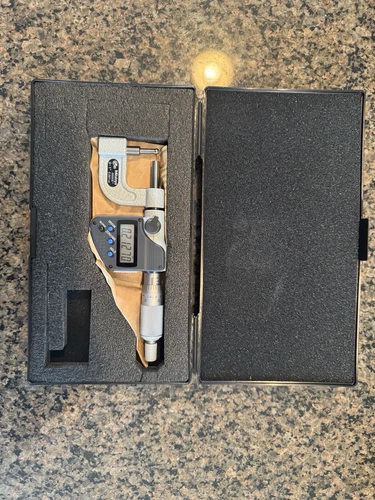 Mitutoyo 395-363-30 Tube Micrometer, 0-1" Range, .00005"/0.001mm Resolution