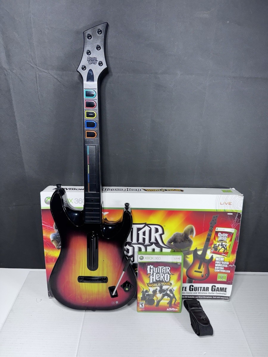 Hero World Tour Xbox Guitar Hero 360 On Xbox One Open Box Xbox 360