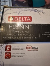 Delta Flynn Towel Ring FLY46-DN , Brushed Nickel Finish NEW/Open Box