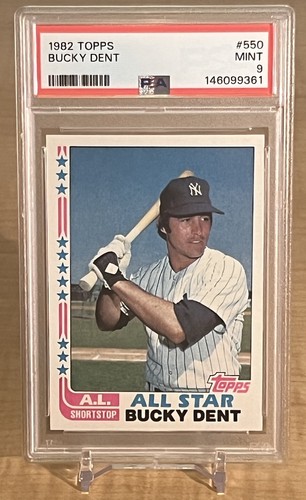 1982 Topps Bucky Dent #550 card