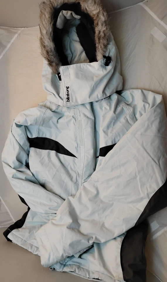 Mujer Billabong Esquí Snowboard Chaqueta Día Sueño Talla Mediana Lt Azul Gris Oscuro Foto 2 de 4
