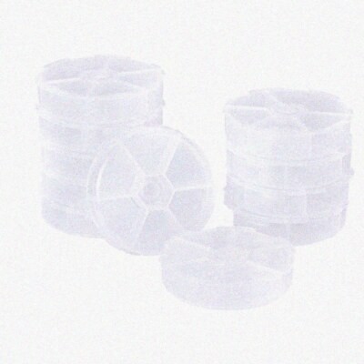 20 Clear Round Jewelry Storage Containers
