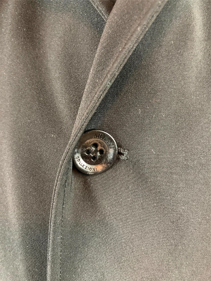 Abrigo ARMANI Collezioni Hombre Negro Grande Foto 3 de 4