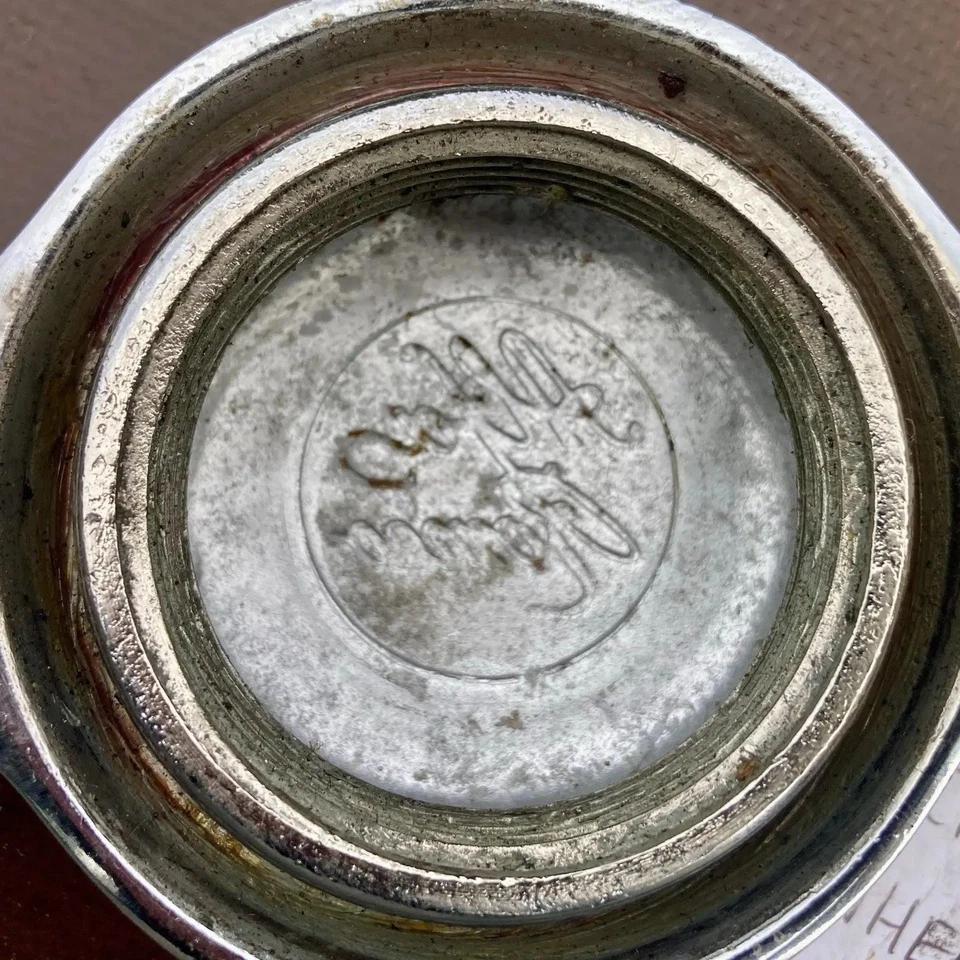 Roda giratória vintage vscc 1920s 1930s Alfa Romeo cromada 1750 2300 2600 - Imagem 3 de 3