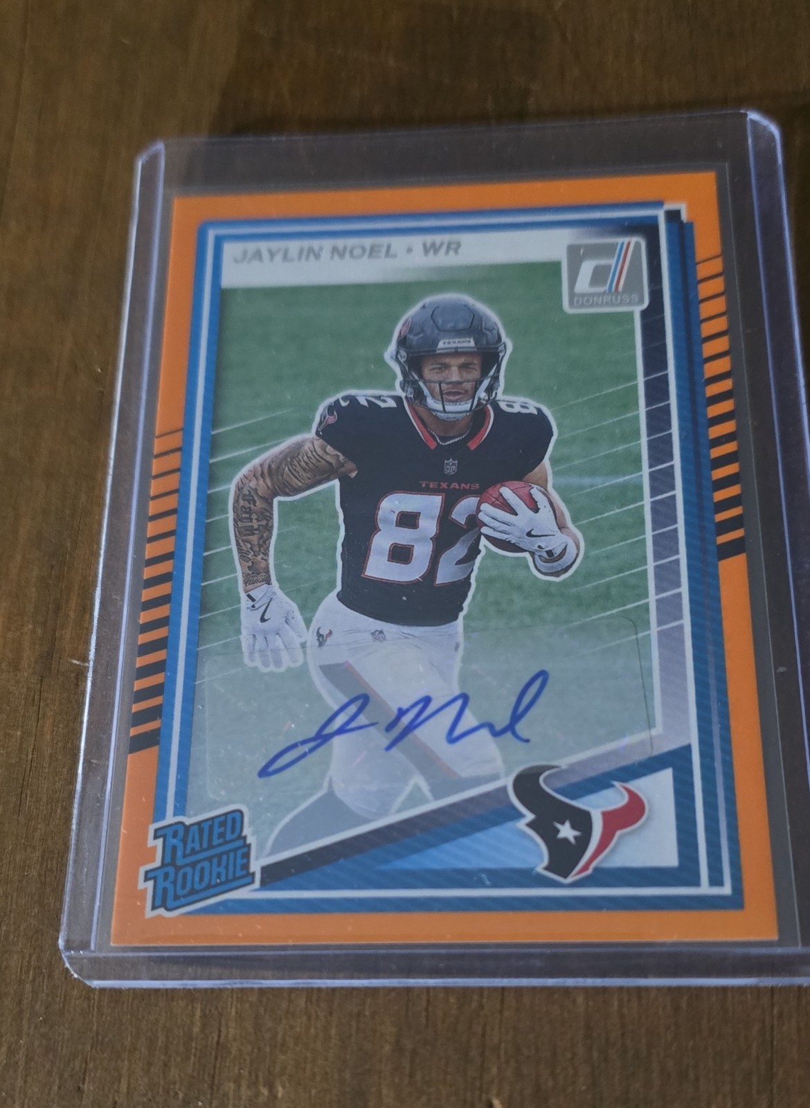 2025 Panini Donruss - Rated Rookie Jaylin Noel #324 Orange Autographs (AU, RC)