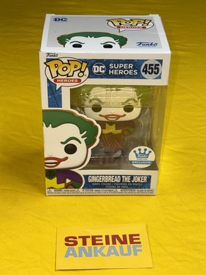 FUNKO POP Exclusive 455 Super Heroes Gingerbread The Joker