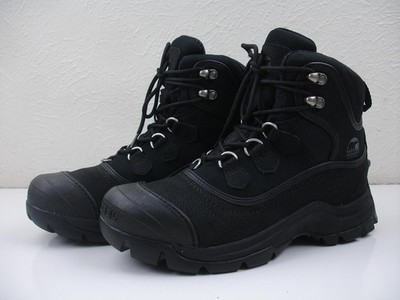 Men's sz 7 M Sorel Timberwolf Black Waterproof Insulated Thinsulate Winter Boots