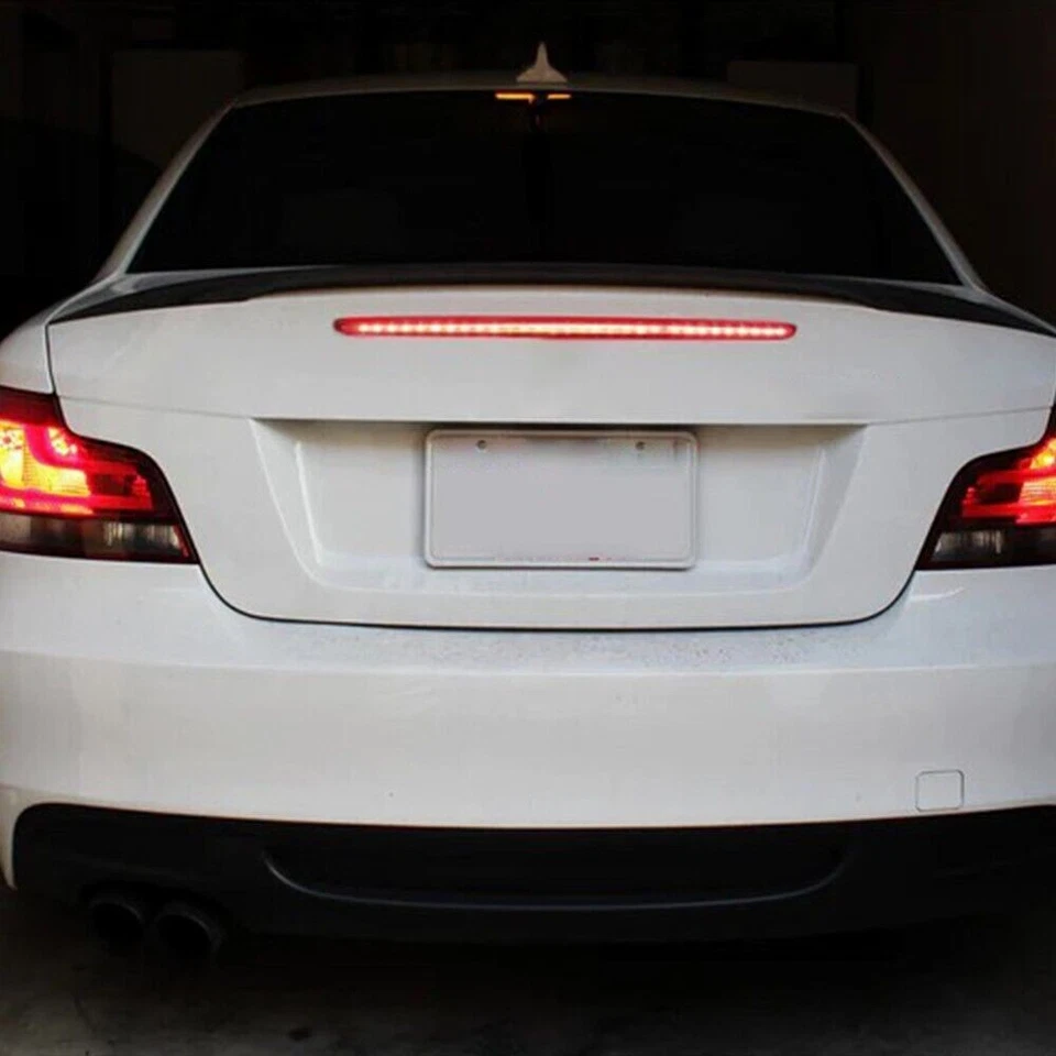 3ª luz de freio vermelha 2007-2013 para BMW 1 Series E82 E88 128i 135i terceira lâmpada - Imagem 4 de 4