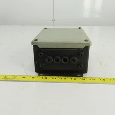 Hoffman A-806SC 8" x 6" x 3-1/2" Electrical Junction Box Screw Cover Type 12&13