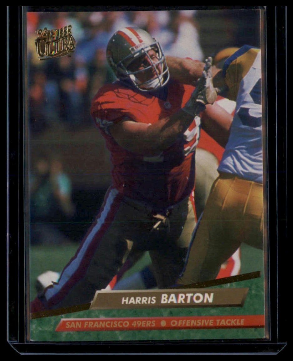 1992 Ultra #356 Harris Barton