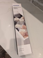 The Container Store 32-Compartment Customizable Translucent Drawer Organizer